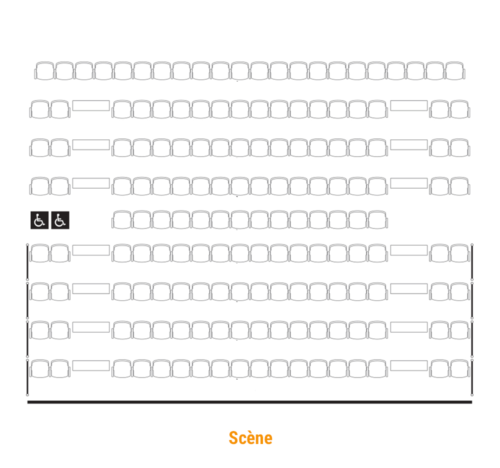 Plan de salle : Théâtre Richcraft