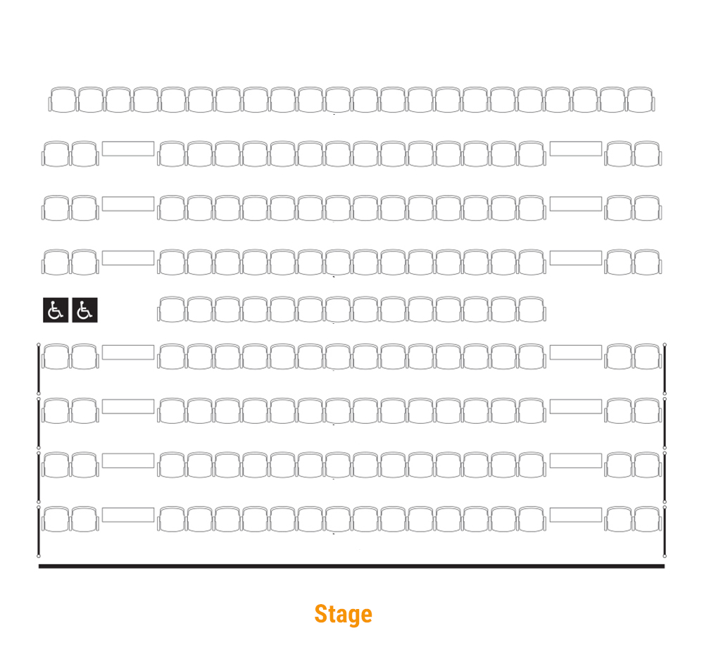 Richcraft Theatre Standard Seating plan